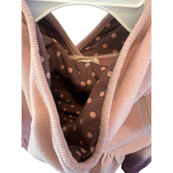 Matilda Jane Just Imagine Velour Pink Purple OMBRÉ Long Sleeve Hooded Dress 16 - Picture 6 of 7